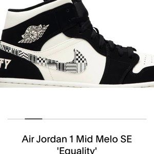 SOLD- Air Jordan 1 Mid Melo SE 'Equality'